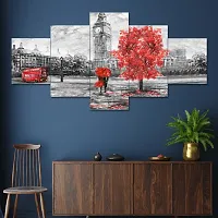 Set of Five Framed Wall Painting for Home Decoration-thumb2