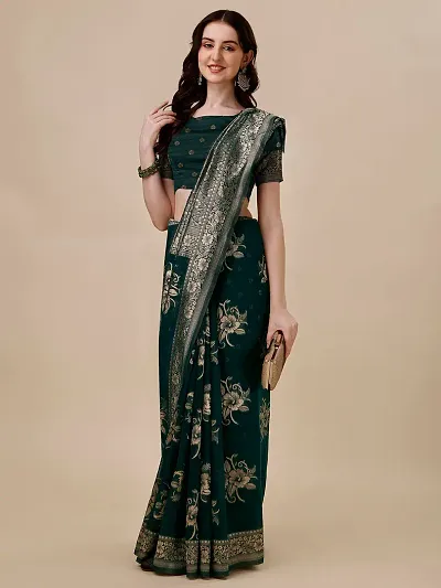 Party and wedding wear saree with blouse