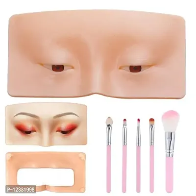 1PCS OF MAKEUP PRACTICE BOARD WITH 5PCS OF MAKEUP BRUSH-thumb0