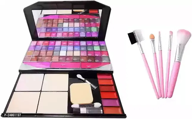 TYA Color  Eyeshadow With 5 Piece of makeup brush