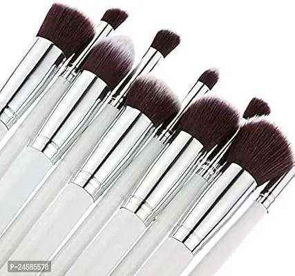 10 Pcs Fiber Bristle Makeup Brush Set