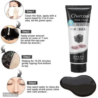 Charcoal Anti-blackhead Face Mask Cream-thumb0
