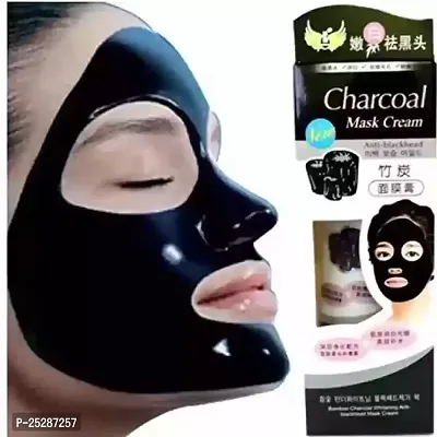 CHARCOAL face mask Cream Anti Blackhead Peel Of Mask-thumb0