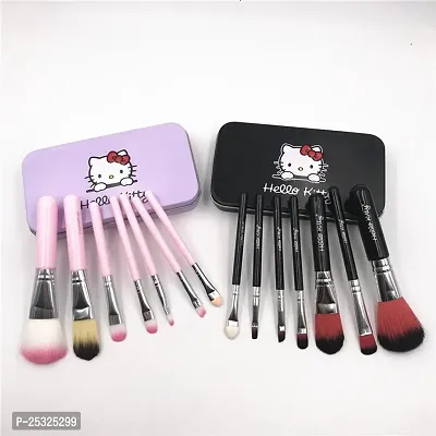 Makeup Brushes For Beginners Hello Kitty Brushes Pack of 2-thumb0