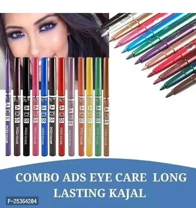 ads waterproof excellent multicolor kajal pack of 12