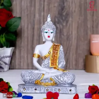 Beautiful Lord Gautam Buddha in Meditating Position Statue for Home Decor-thumb0