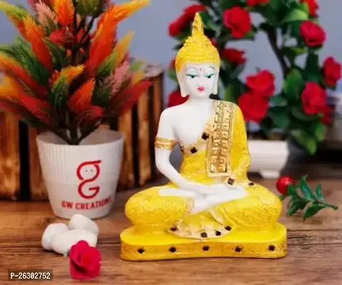 Beautiful Lord Gautam Buddha in Meditating Position Statue for Home Decor