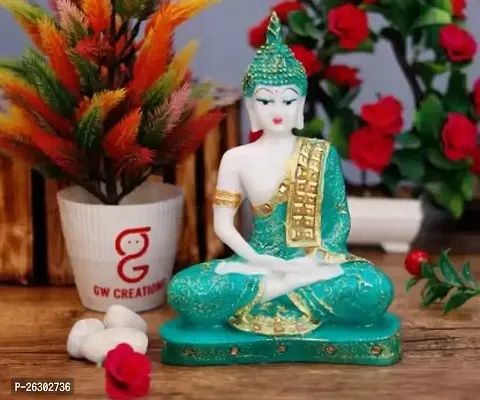 Beautiful Lord Gautam Buddha in Meditating Position Statue for Home Decor