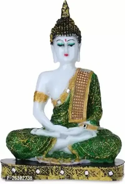 Beautiful Lord Gautam Buddha in Meditating Position Statue for Home Decor-thumb0