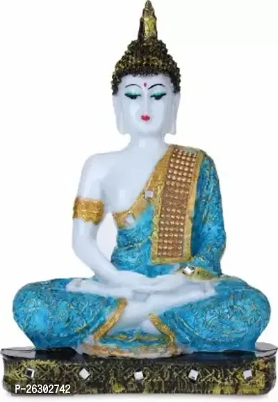 Beautiful Lord Gautam Buddha in Meditating Position Statue for Home Decor-thumb0