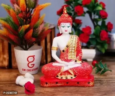 Beautiful Lord Gautam Buddha in Meditating Position Statue for Home Decor-thumb0