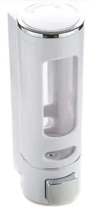 Redcroc Soap Dispenser for Bathroom Wall Mounted Plastic ABS 400 ML- (Royal White Pack of 2)-thumb4