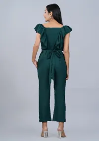 Women Solid Jumpsuit With Pocket-thumb3