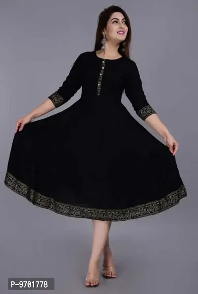 Smien Women Yesly Anarkali_Kurta_Black