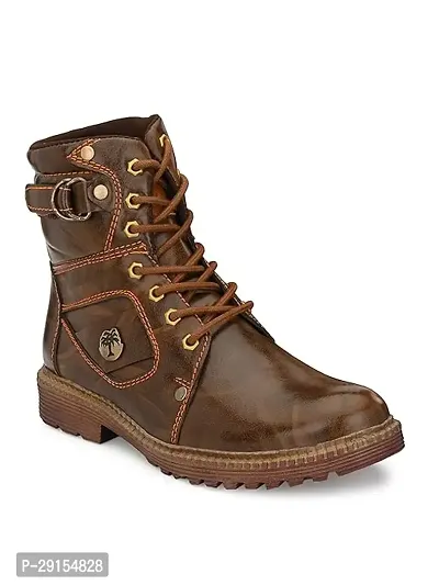 Stylish Synthetic Boots For Men-thumb0
