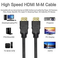Divye 4K Ultra HD HDMI Male to Male Cable (1.5 Meter, Black)-thumb1