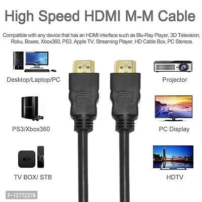 Divye 4K Ultra HD HDMI Male to Male Cable (1.5 Meter, Black)-thumb2