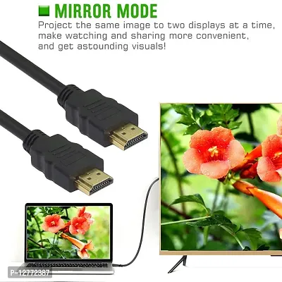 Divye 4K Ultra HD HDMI Male to Male Cable (3 meter, Black)-thumb3