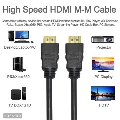 Divye 4K Ultra HD HDMI Male to Male Cable (3 meter, Black)-thumb4