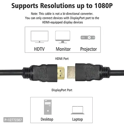 Divye 4K Ultra HD HDMI Male to Male Cable (3 meter, Black)-thumb5