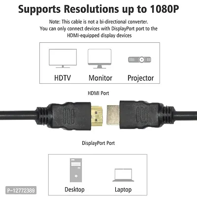 Divye 4K Ultra HD HDMI Male to Male Cable (5 Meter, Black)-thumb4