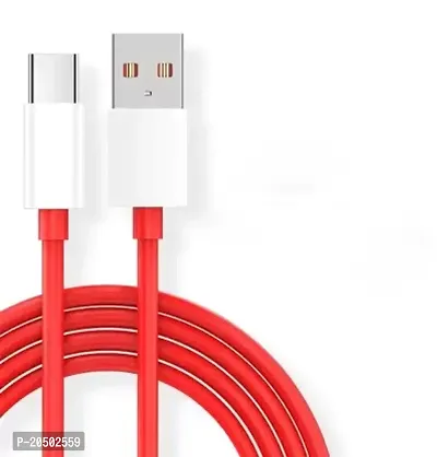 Reno Sport USB Type C Cable 1.3 M Deuce USB 330 1 MIcro USB And With 3A Fast Charge, 480Mbps (Compatible With Mobile, Tablet, Speaker, Power Bank, Red, One Cable)