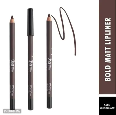 Double-End Lasting Lipliner Waterproof Matte Lip Liner Stick Pencil Set Of 4-thumb4