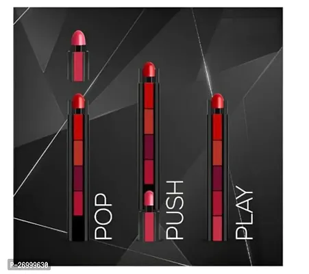 Red Nude Edition Pro Colors Hydrating Matte Finish Matte Shades,(Red+Nude COMBO Pack Of 02-thumb5