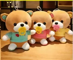 Tarakid Teddy Bear With Nipple Soft Toys(pack of 1) - 30 cm  (Mulicolor)-thumb1