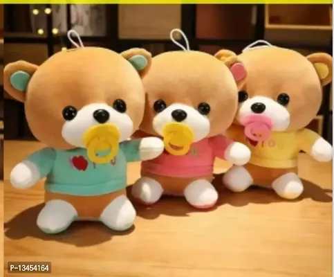 Tarakid Teddy Bear With Nipple Soft Toys(pack of 1) - 30 cm  (Mulicolor)-thumb2
