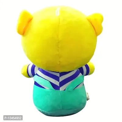 Tarakid soft toy cute teddy bear - 28 cm  (Yellow, Green)-thumb3