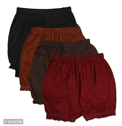 Girls Cotton Boyshorts Bloomer Panties Underwear Pack of 4-thumb0