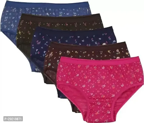 Classic Plain Hipsters Panty for Women Pack of 5