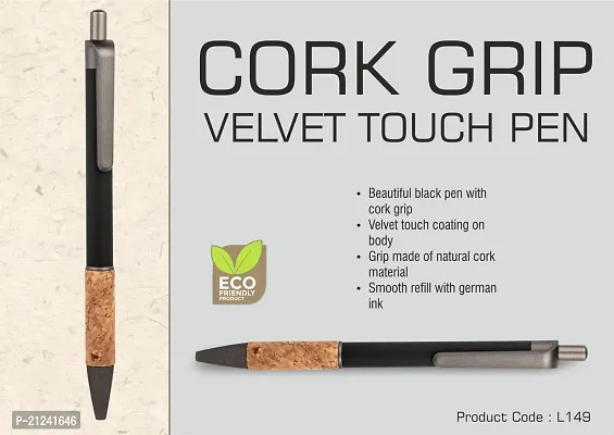 Cork Grip Velvet Touch Pen Pack Of 1