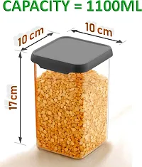 Features Of 1100 ml Container (1) Air Tight Seal : Containers Have An Air Tight Seal That Completely Locks The Crisp  Flavour Of The Contents You Put In As It Does Not Lose Moisture.(2) Stackable: Yo-thumb2