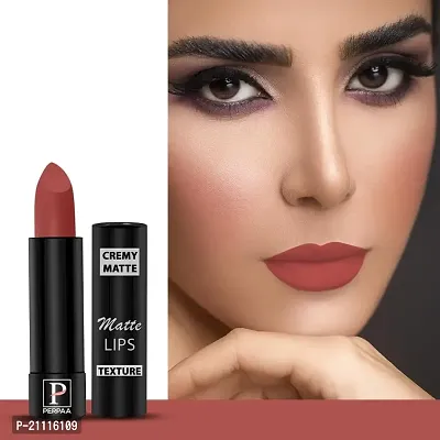 PERPAA? Creamy Matte Lipstick Long Lasting Lightweight Lipstick Smooth Finish with Waterproof  Smudgeproof Formula (Rusty Red,Chilly Red,RoseBerry,Dahila Maroon)-thumb2