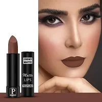 PERPAA? Creamy Matte Bullet Lipstick Long Lasting Lightweight Lipstick One Swipe Smooth Finish with Waterproof  Smudgepoof Formula (Rose Garden,Pink Treat,Adorable Nude,Coco Shot)-thumb2