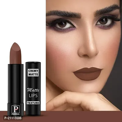 PERPAA? Creamy Matte Bullet Lipstick Long Lasting Lightweight Lipstick One Swipe Smooth Finish with Waterproof  Smudgepoof Formula (Rose Garden,Pink Treat,Adorable Nude,Coco Shot)-thumb3