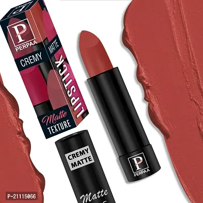 PERPAA? Creamy Matte Bullet Lipstick Long Lasting, Hydrating  Lightweight Lipstick One Swipe Smooth Finish with Waterproof  Smudgepoof Formula (Red Castle,Rose Garden,Pink Treat,Fuschia)-thumb4