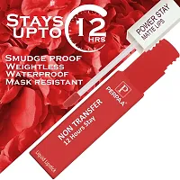 PERPAA? Powerstay Matte Liquid Lipstick Makeup, Matte liquid Long-Lasting Wear Non-Stick Cup Not Fade Waterproof Lipstick Flirty Red (5ml)-thumb1