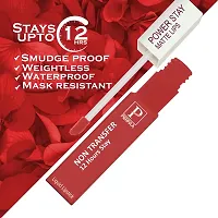 PERPAA? Powerstay Matte Liquid Lipstick Makeup, Long-Lasting Non Tranfer Smudgeproof  Waterproof Lipstick Combo of 3 colors 5 ml each (Flirty Red, Brown  Mauve)-thumb4