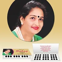 ?Supreme Suhag Sticker Kumkum Forehead Black Bindi Box of 15 Flaps Bindis (5)-thumb1