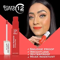 PERPAA? Powerstay Matte Liquid Lipstick Makeup, Long-Lasting Non Tranfer Smudgeproof  Waterproof Lipstick Combo of 3 colors 5 ml each (Flirty Red, Grep wine  Mauve)-thumb3