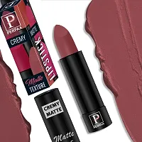 PERPAA? Creamy Matte Bullet Lipstick Long Lasting Lightweight Lipstick One Swipe Smooth Finish with Waterproof  Smudgepoof Formula (Rose Garden,Pink Treat,Adorable Nude,Red Rush)-thumb3