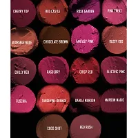 PERPAA Cremy matte lipstick pack of 4(Natural Pink,Red,Magenta,Dark Maroon)-thumb2