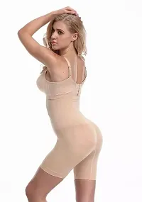 Trendy Cotton Spendex Tummy Tucker Shapewear Beige-thumb1