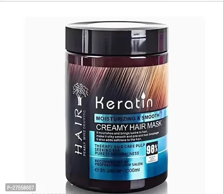 Keratin Cream Hair Mask, Moisturizing  Smoothing for Dry Damaged (800 g)