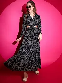 Noir Elegance Maxi Dress-thumb2