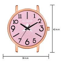 Watch City Analogue Genuine Leather Belt Women's Watch and Girl's Watch Combo Pack of 2 (Multicolor Dial Multicolor Strap) (Pink-Pink2)-thumb3