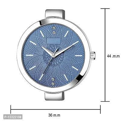 Watch City Watch for Girl and Female | Women | Ladies Analogue Dial Women's Watch, Club Watches for Women and Girl Stainless Steel Belt Gift for Girl Friends | Wife |Sister|Silver Blue-thumb5